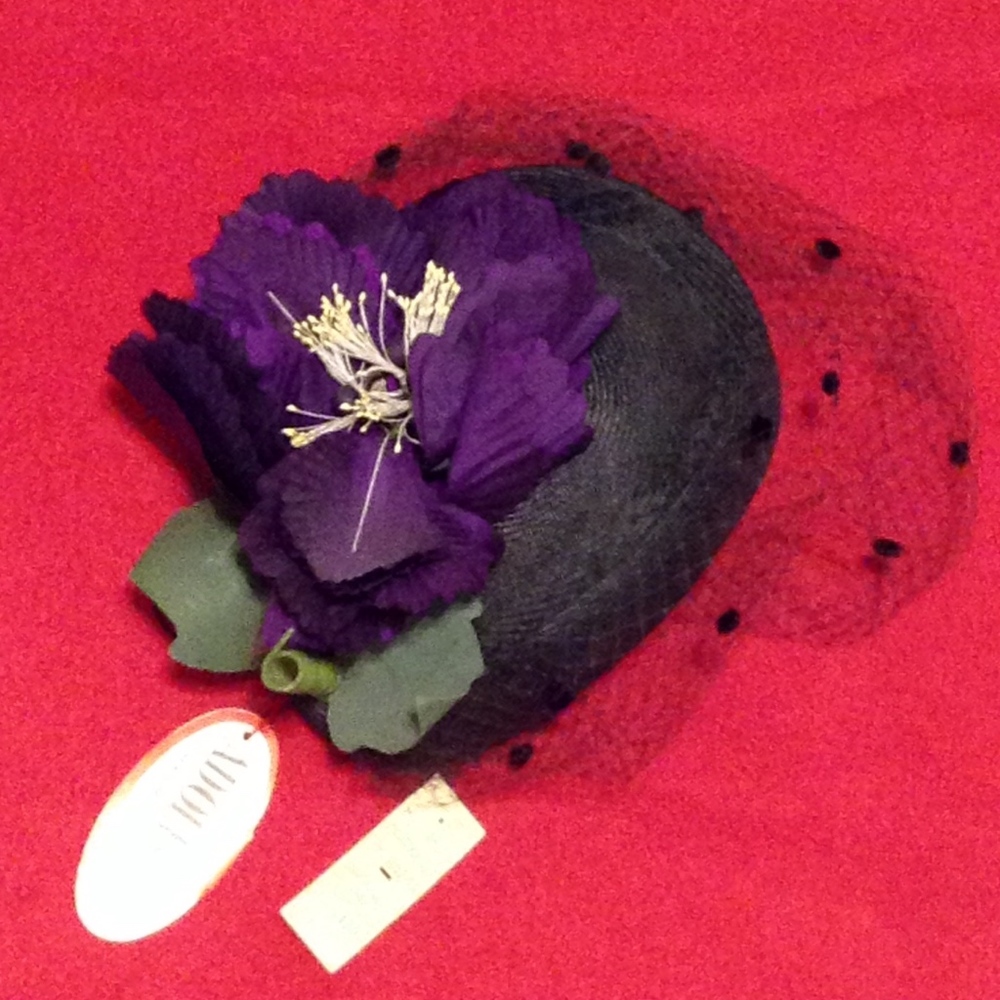 Vintage Adolfo II Top Flower Paris hat